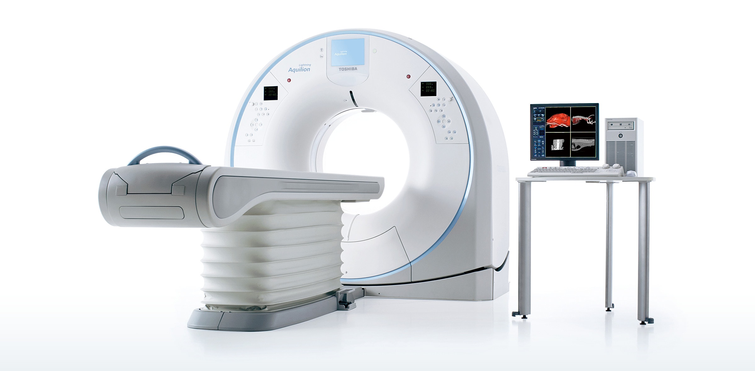 最新のマルチスライスCTスキャナ